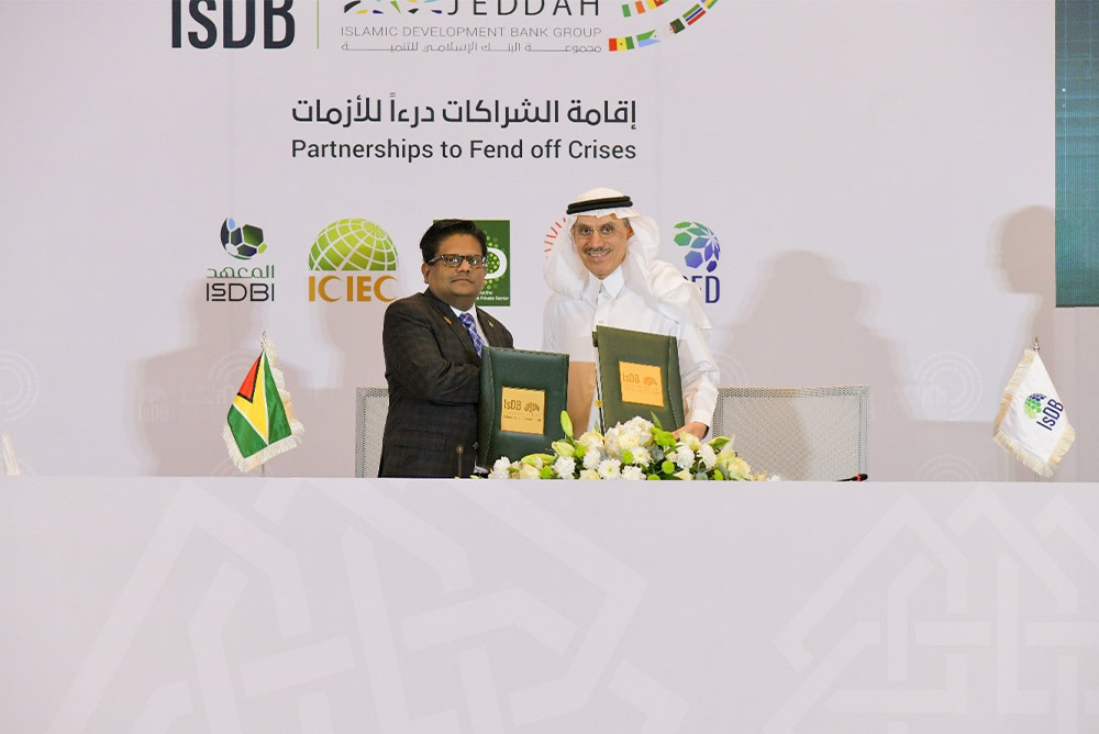 IsDB President and Guyana’s Minister of Finance Sign New MoU for Country Engagement Framework